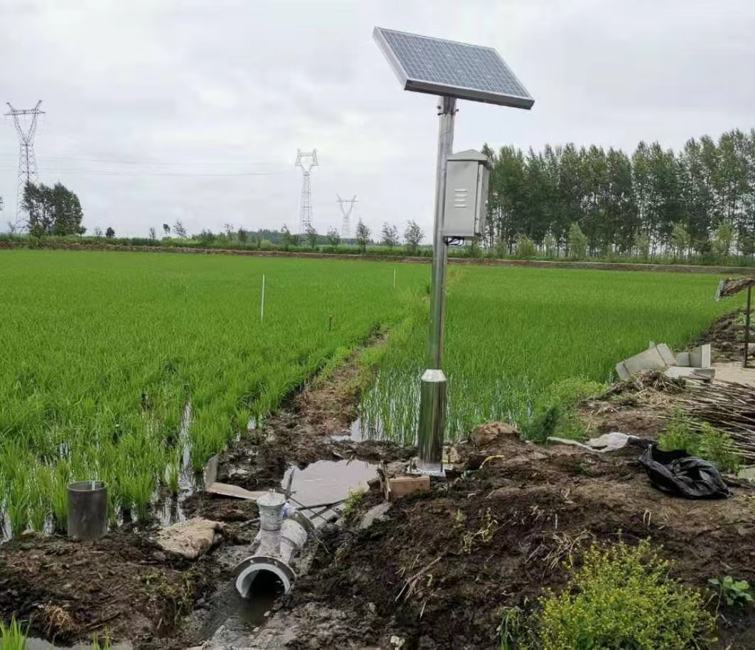 太陽能供電非滿管流量計應用于農田灌溉